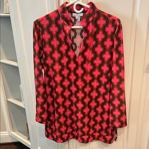 Jude Connally Pink And Chocolate Chris Top